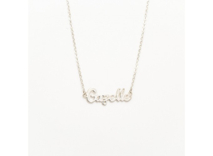 bijou collier Gazelle argent bijou collier Gazelle argent