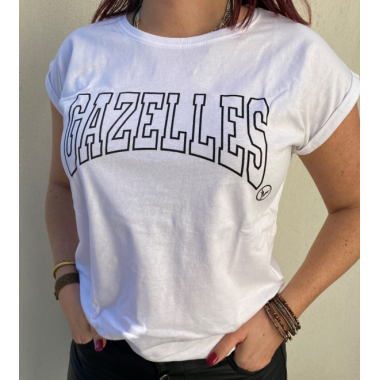 Tee-shirt Gazelles blanc