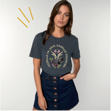 Tee-shirt Vintage Gazelle un jour Gazelle toujours