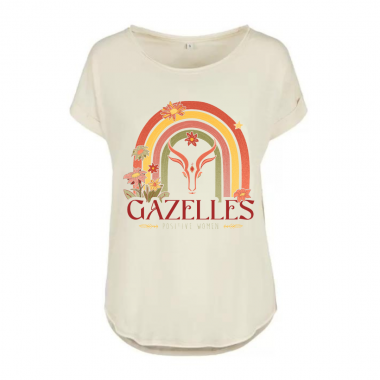 Tee-shirt Gazelle Arc-en-ciel