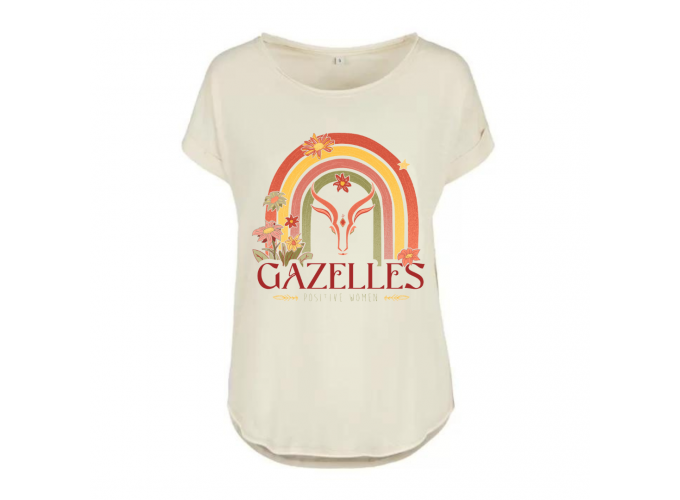 Tee-shirt Gazelle Arc-en-ciel