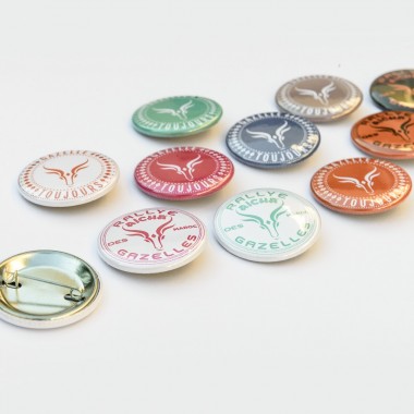 Lot de 50 Badges Gazelle