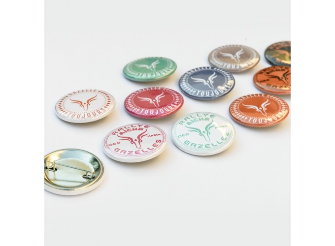 Lot de 50 Badges Gazelle