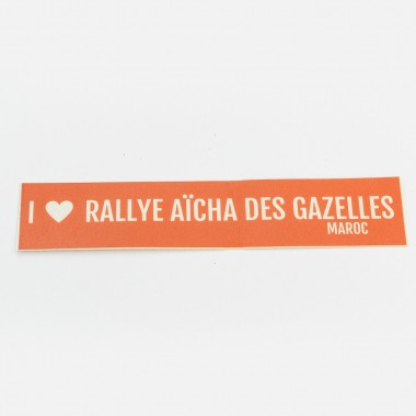Sticker voiture Rallye Aïcha des Gazelles