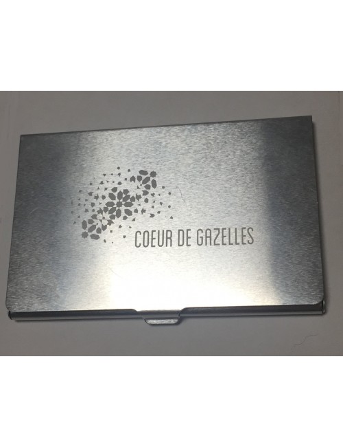 Étui carte de visite Coeur de Gazelle