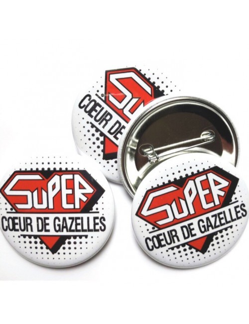 Badge Coeur de Gazelles