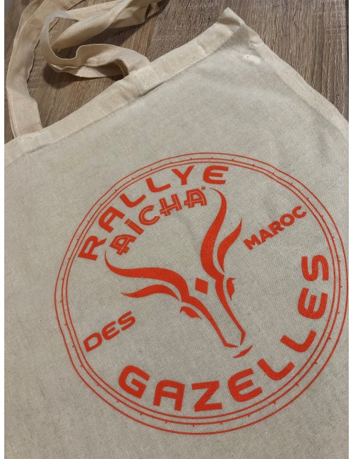 Lot de 10 sacs en coton Rallye Aïcha des Gazelles