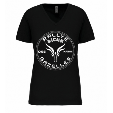 Tee-shirt femme GRAND LOGO Rallye Aïcha des Gazelles