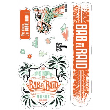 Planche stickers x2 BAB EL...