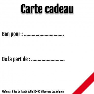 Carte Cadeau Bab el Raid