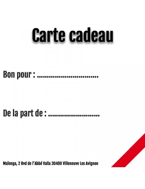 Carte Cadeau Bab el Raid