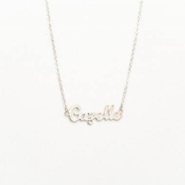 Collier Argent Gazelle