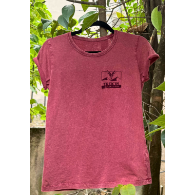 Tee-shirt grenat Trek'In...
