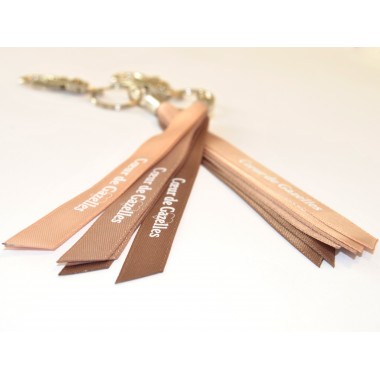 Porte-clés Rubans Cœur de Gazelles