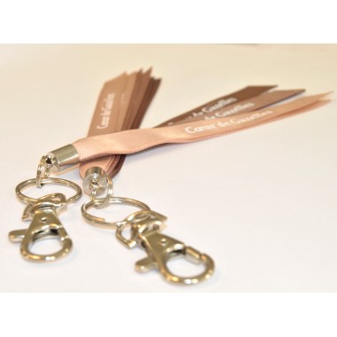 Porte-clés Rubans Cœur de Gazelles