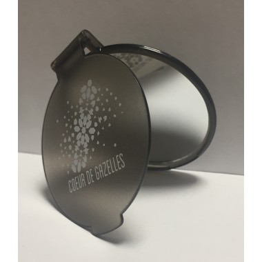 Miroir de Poche Coeur de Gazelle